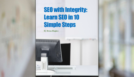 Cover for Learn SEO in 10 Simple Steps with backgroung